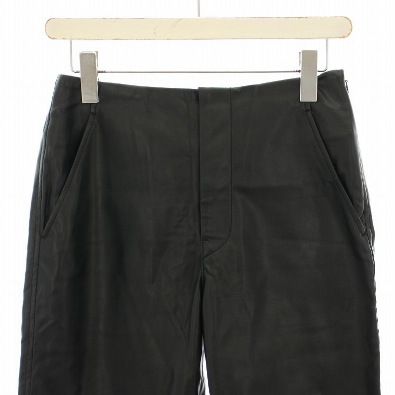 ボーダーズアットバルコニー♡フェイクレザーパンツ36黒 ボーダーズアットバルコニー BORDERS at BALCONY フェイクレザーパンツ