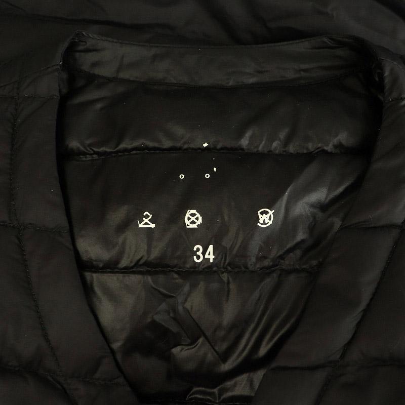 美品　ダントン　DANTON　ライトダウン　ダウンベスト　黒　ブラック　34 Danton（ダントン） ダウンベスト 34 ブラック レディース : ZOZOTOWN