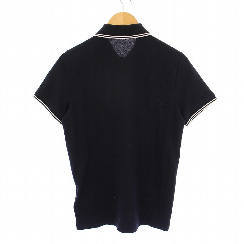 【即購入OK】MONCLER 半袖ポロシャツ サイズM ブラック MONCLER ブラック ポロシャツ M MONCLER モンクレール 半袖 ポロシャツ