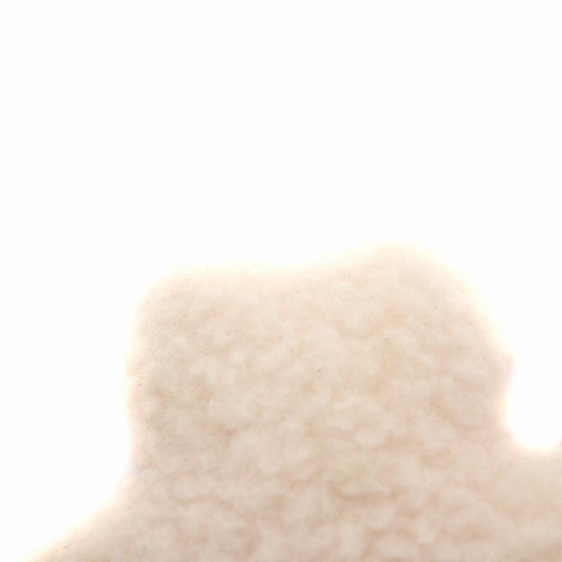 HERMES エルメス　ベビーラトル ぬいぐるみ　クリーム色 HERMES（エルメス） ベビー ラトル ぬいぐるみ ガラガラ ウール ピンク
