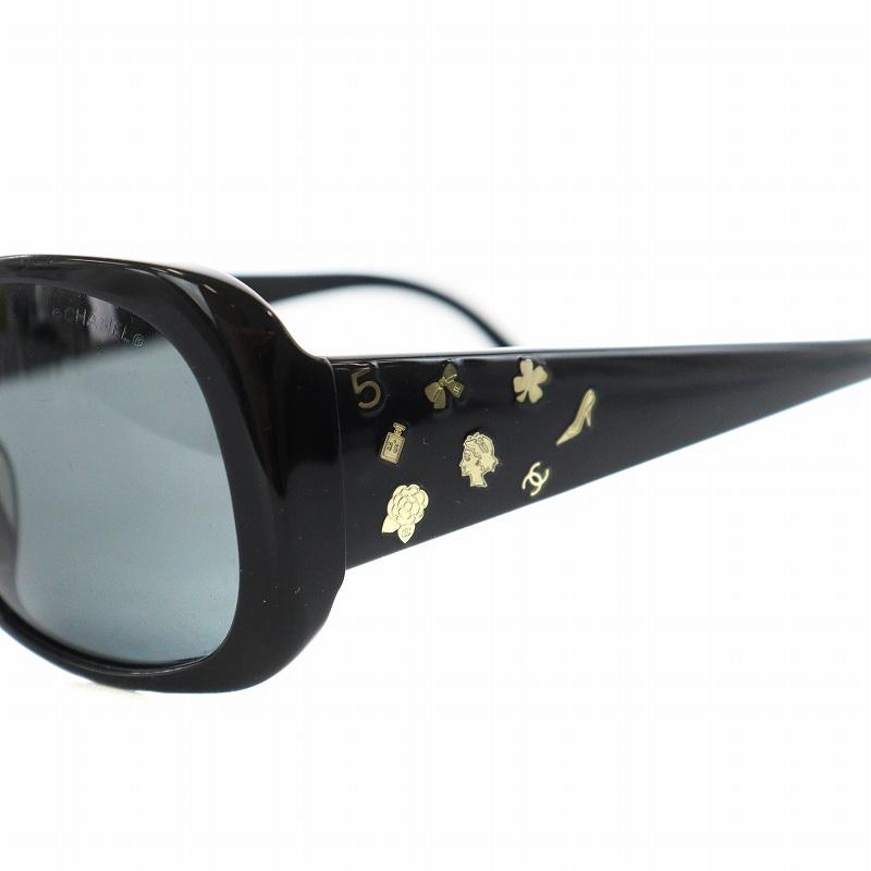 CHANEL（シャネル） ココマーク アイコン サングラス 55□15 135 黒