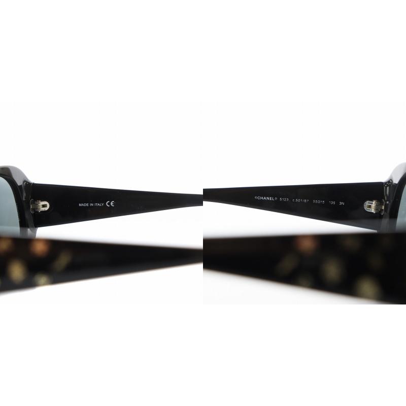 CHANEL シャネル ココマーク サングラス メガネ 眼鏡 55ロ15-135 CHANEL シャネル ココマーク アイコン サングラス 55□15 135 黒
