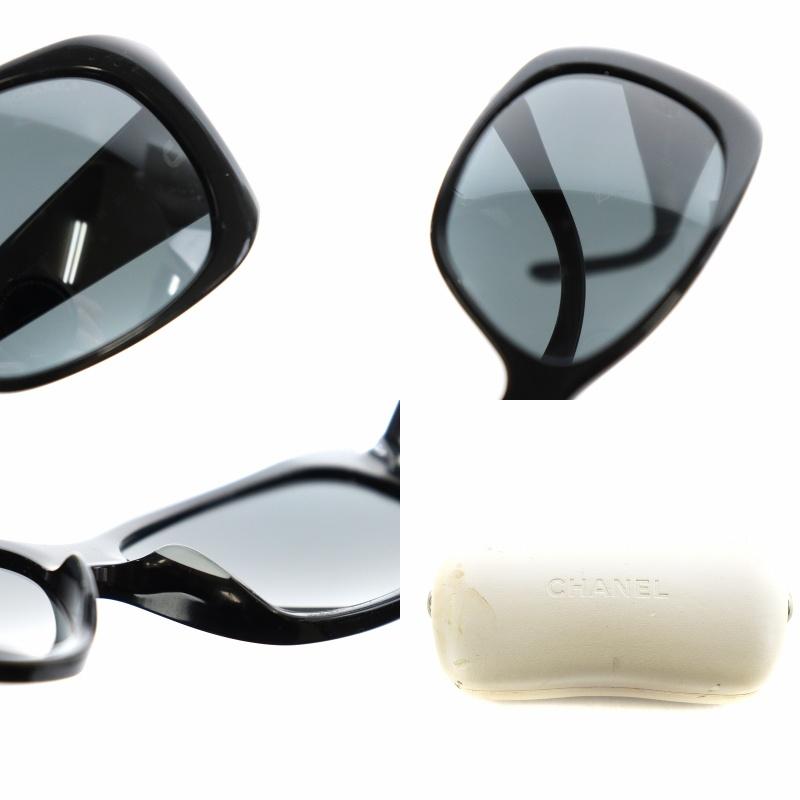 CHANEL（シャネル） ココマーク アイコン サングラス 55□15 135 黒