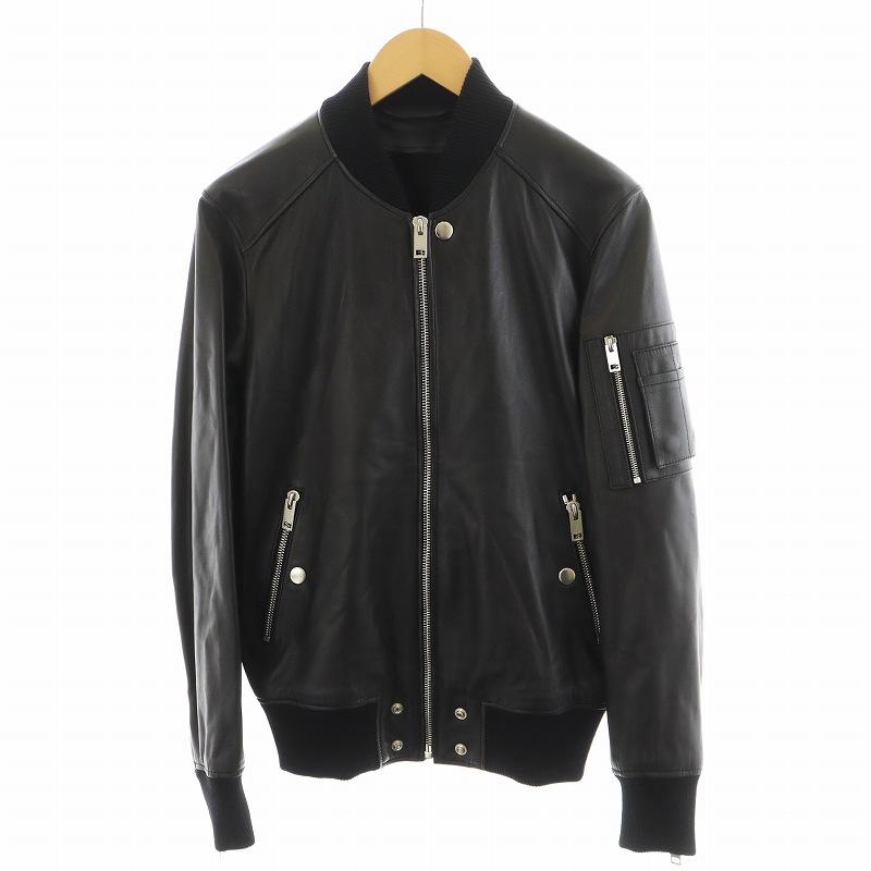 DIESEL（ディーゼル） DIESEL L-Abbott Leather Bomber Jacket レザー