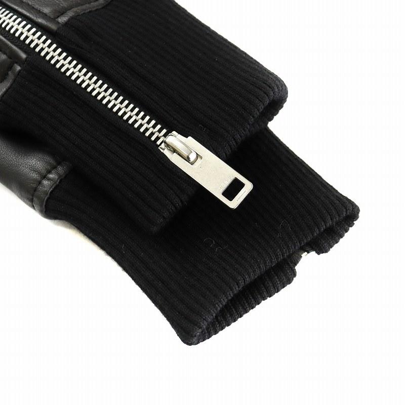 DIESEL（ディーゼル） DIESEL L-Abbott Leather Bomber Jacket レザー