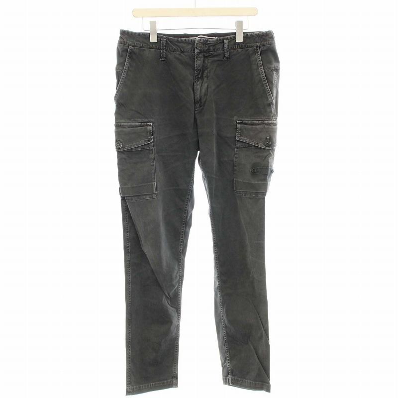 ストーンアイランド STONE ISLAND ガーメントダイカーゴパンツ スリム