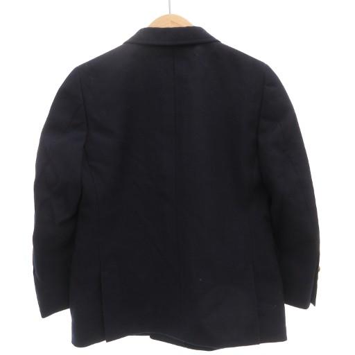 ジェイプレス J.PRESS NEW HAVEN CAMBRIDGE テーラードジャケット ブレザー ダブル ウール 115 紺 ネイビー 金ボタン |  | 01