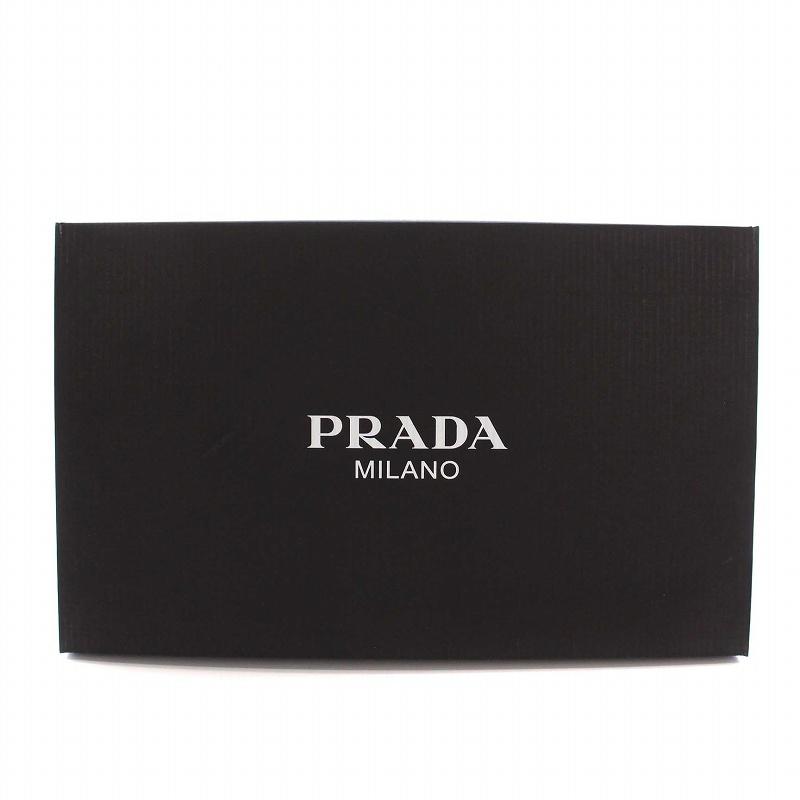 PRADA（プラダ） ロートップスニーカー レザー 三角プレート 39