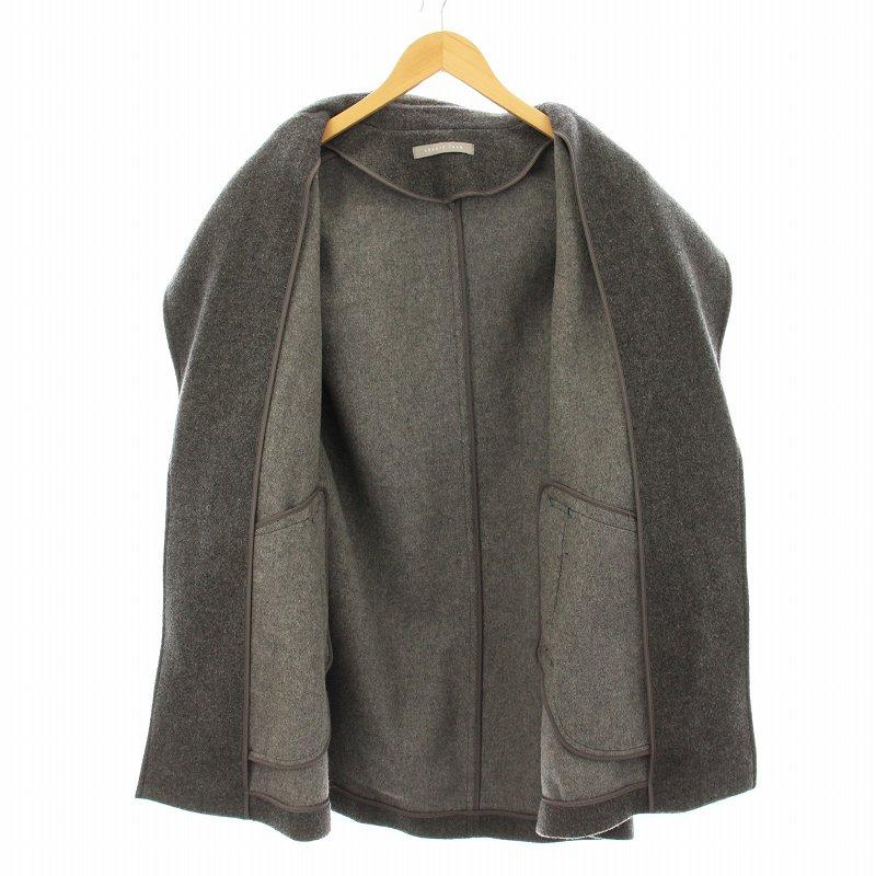 theory luxe フード付きグレーコート ウール100% 美品 theory luxe（セオリーリュクス） theory luxe CLEVERNESS LOIS ウール