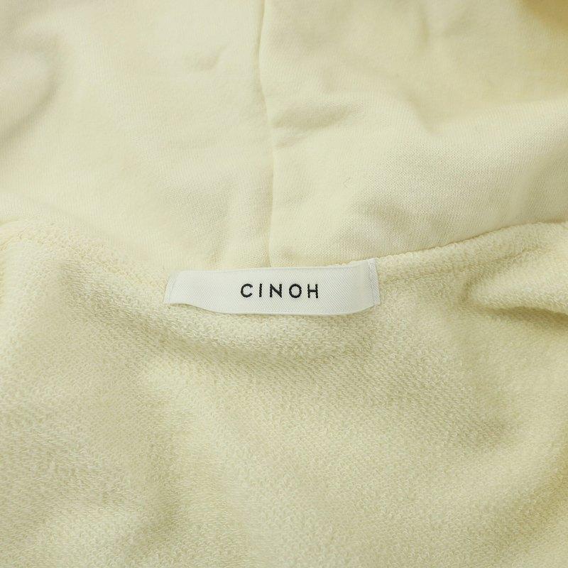 CINOH - CINOH｜ペーパー 裏毛 スリーブレス フーディ プルオーバー　チノ チノ CINOH ペーパー 裏毛 スリーブレス フーディ プルオーバー