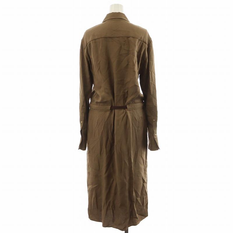 ジョセフ JOSEPH 23AW ビスコースツイル シャツドレス シャツ 
