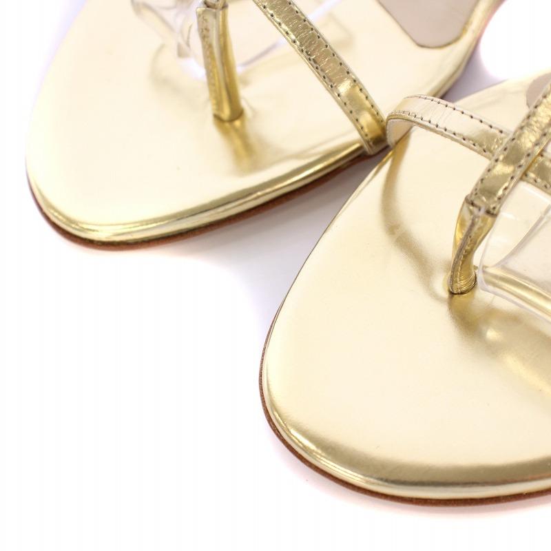 ジミーチュウ JIMMY CHOO Tストラップサンダル フラット