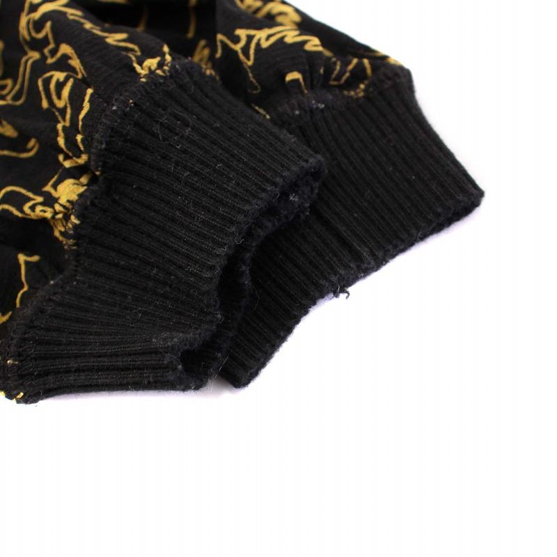 【中古】ヴィヴィアンタム VIVIENNE TAM カットソー 長袖 総柄 ニット切替 38 黒 11276810 /KH レディース ヴィヴィアンタム VIVIENNE TAM カットソー 長袖 総柄 ニット切替 38