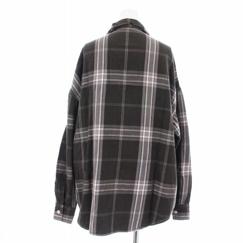 ドゥーズィエムクラス DEUXIEME CLASSE チェックZIPシャツジャケット 