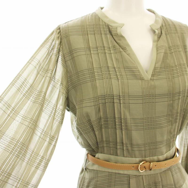 AMERI ドラマ着用　チェック柄 長袖シャツワンピース AMERI チェック柄 長袖シャツワンピース Ameri♡チェック柄 長袖シャツ