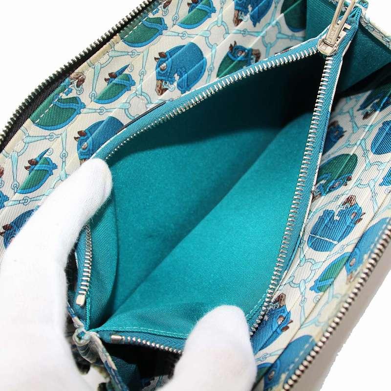 HERMES エルメス アザップロング シルクイン 長財布 ラウンド