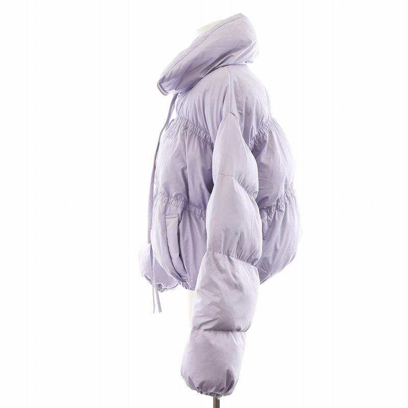 【中古】ファーファー furfur 24AW リボンショートダウン 中綿ジャケット ナイロン F ライトパープル RWFJ245035 ファーファー furfur 24AW リボンショートダウン 中綿ジャケット