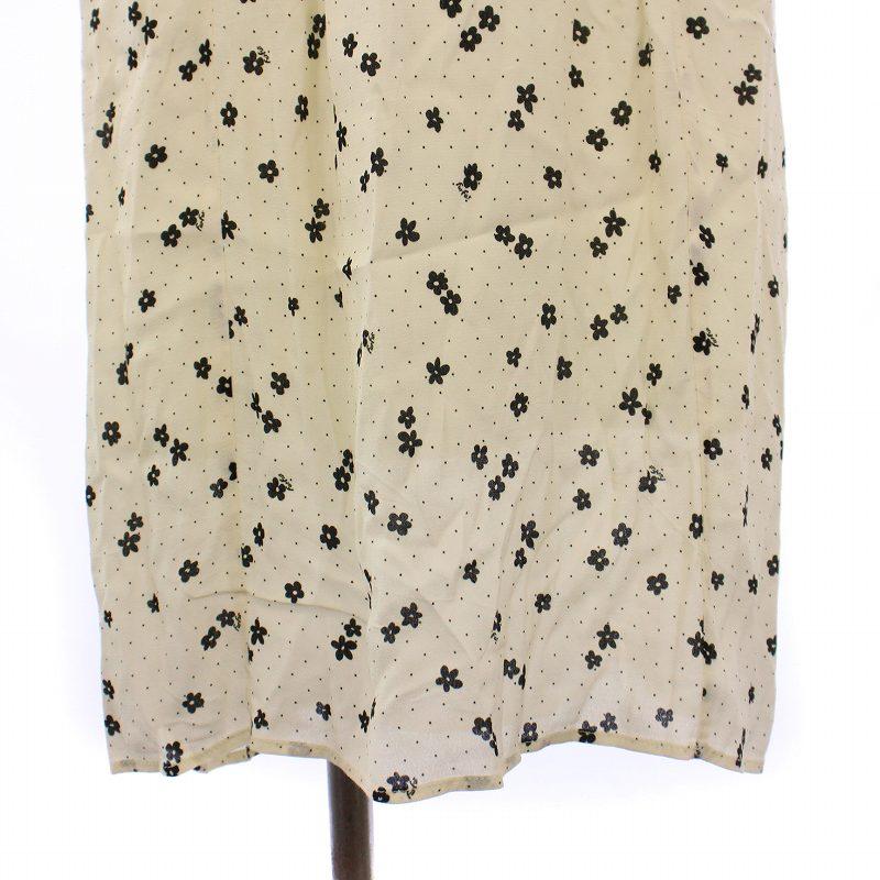 ファーファー furfur クラシカルフラワーオフショルワンピース