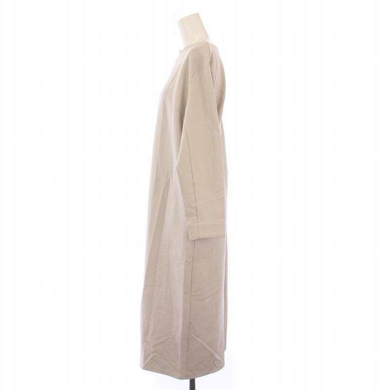 SOEJU　ソージュ　ストレッチファイン袖切替ワンピース　М　ベージュ ストレッチファイン袖切替ワンピース - SOÉJU online store｜上質な