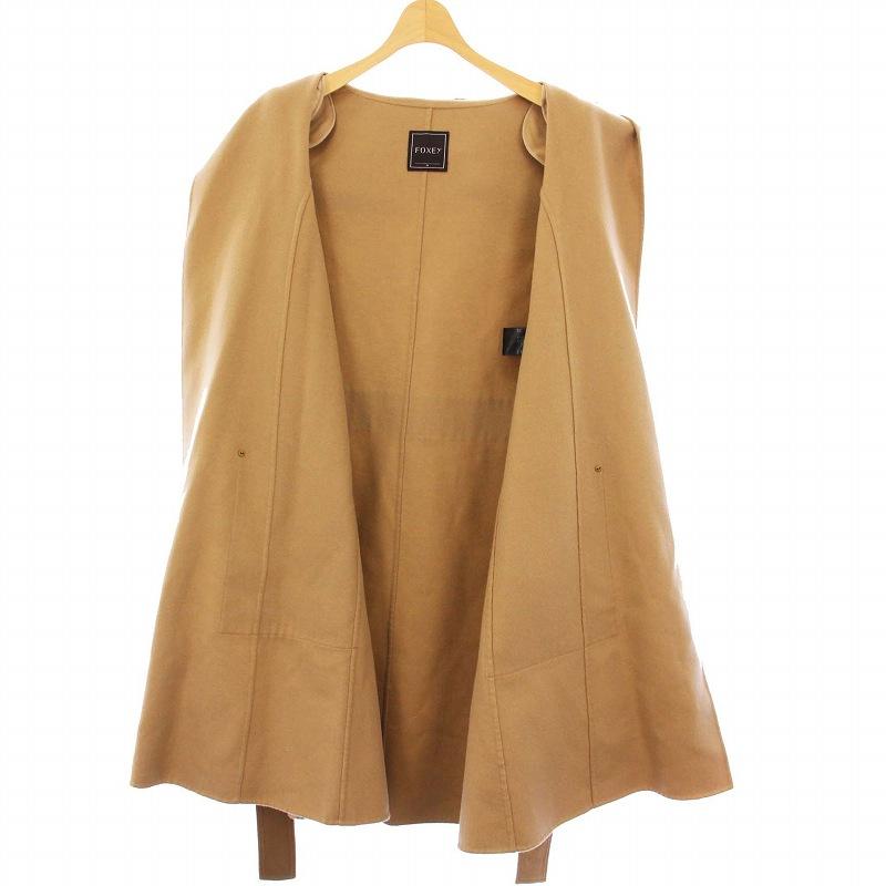 FOXEY フォクシー ウィンターマストコート チンチラファー カシミヤ  