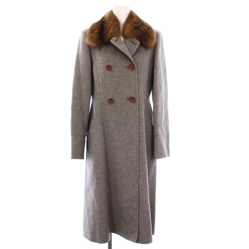 FOXEY（フォクシー） カシミヤコート アウター ロシアンセーブルファー