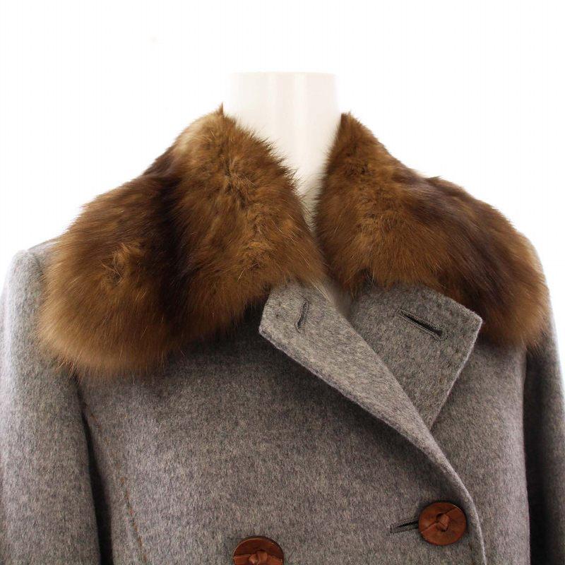 FOXEY（フォクシー） カシミヤコート アウター ロシアンセーブルファー
