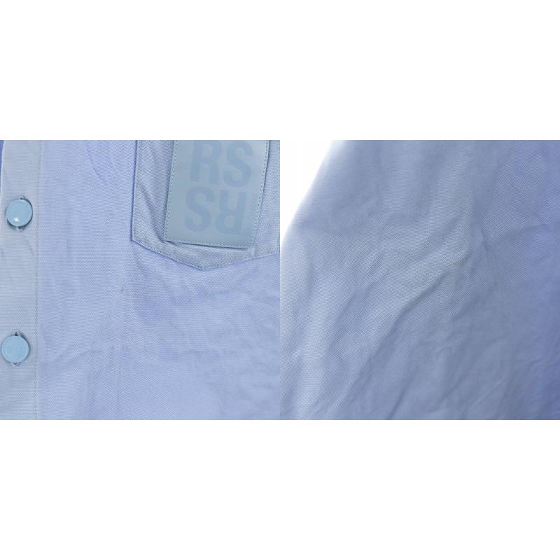 く*ー様 RAF SIMONS 23SS OVERSIZED DENIM SHI ラフシモンズ RAF SIMONS Oversized denim shirt with R