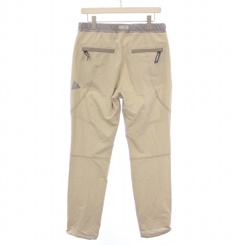 and wander（アンドワンダー） クライミングパンツ スラックス ジップ