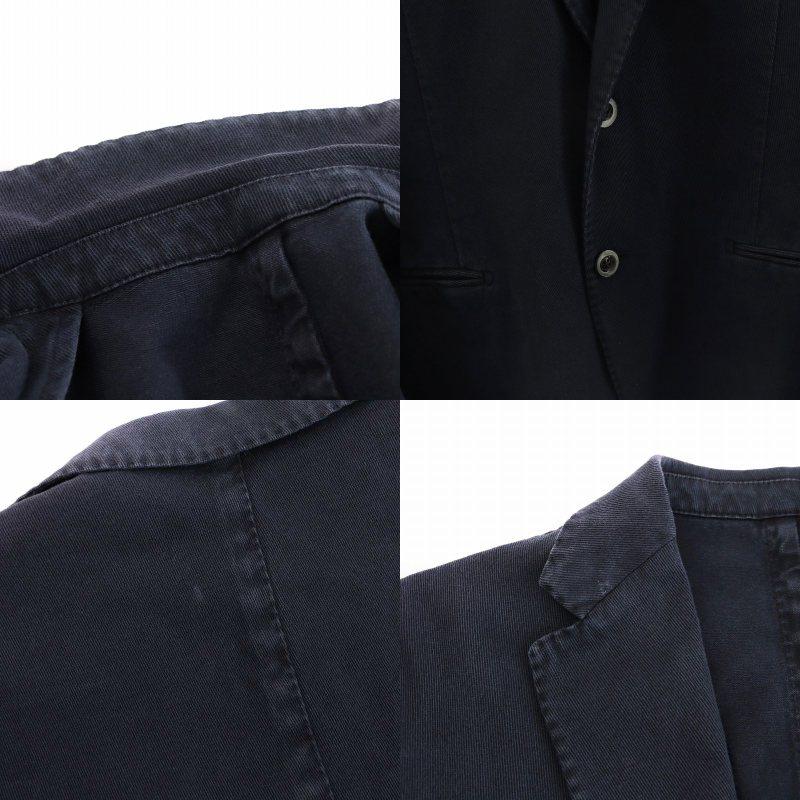 ボリオリ BOGLIOLI テーラードジャケット シングル コーデュロイ 46 紺