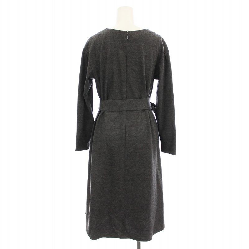 UNTITLED（アンタイトル） ウール ワンピース 153-53540JJ ひざ丈 七分  