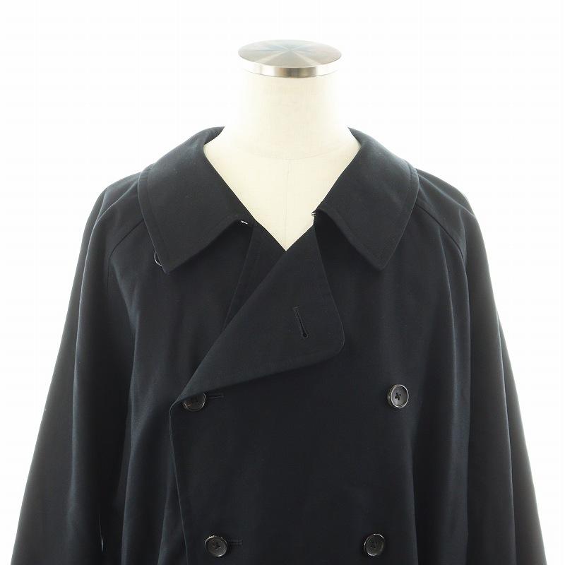 グラフペーパー Graphpaper ダブルクロス ピーチ トレンチコート