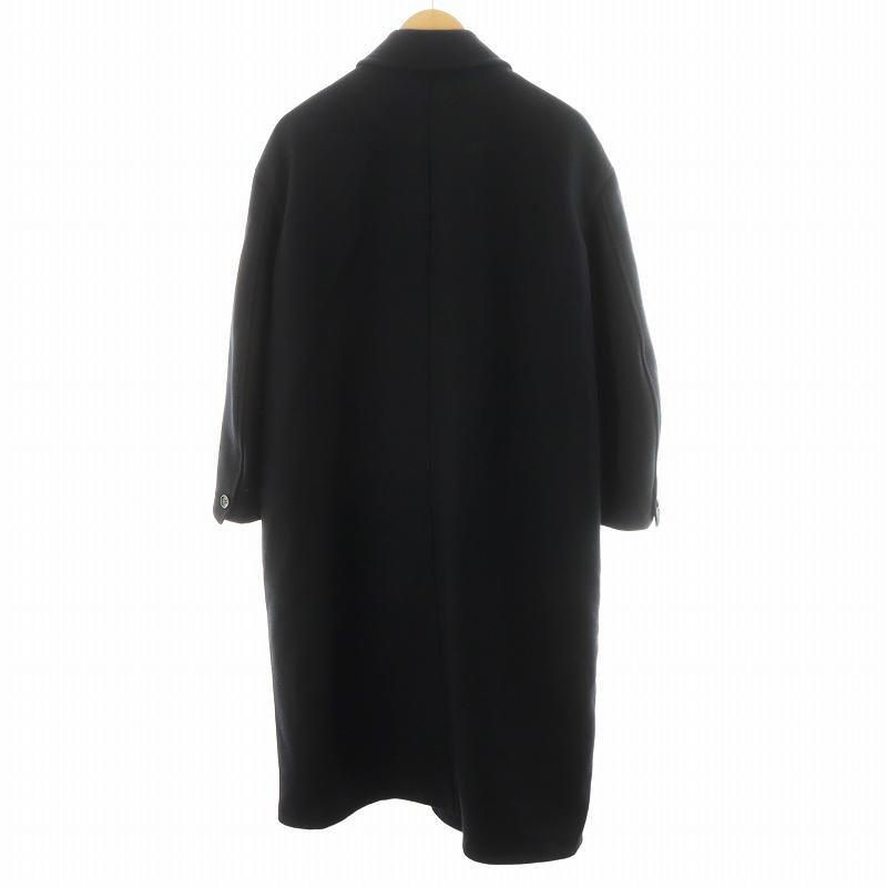 ★美品★THE RERACS ザリラクス　チェスターコート　ブラック THE RERACS(ザ・リラクス)｜【MEN】ルーズチェスターコート