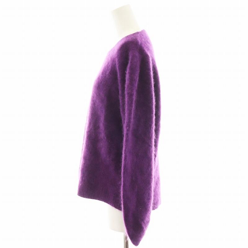 MYLAN パープル　ニット マイラン MYLAN ニット セーター 長袖 カシミヤ 紫 パープル MY17AW