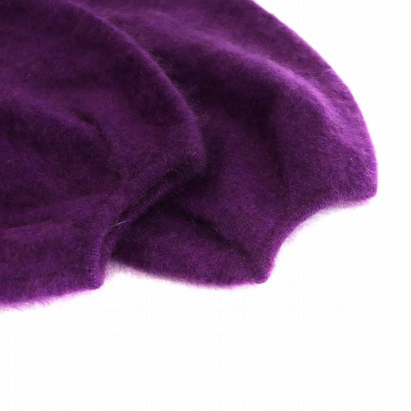 マイラン MYLAN ニット セーター 長袖 カシミヤ 紫 パープル MY17AW