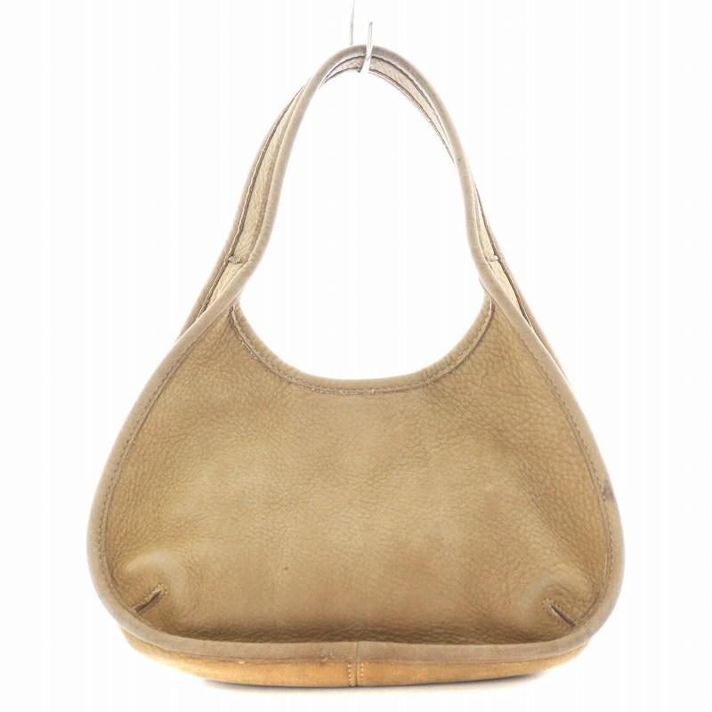 COACH（コーチ） エルゴ ヌバック ハンドバッグ スエード ベージュ 