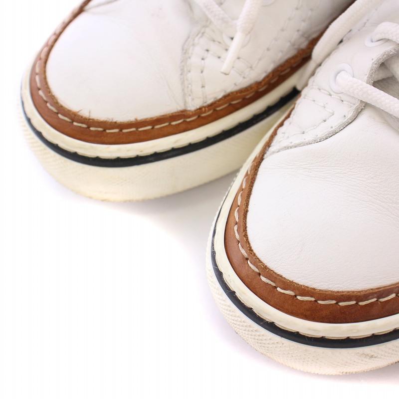 【中古】トッズ TOD'S Leather Sneakers レザースニーカー シューズ ローカット 厚底 白 XXW22K0FK80QPJB001 トッズ TOD'S Leather Sneakers レザースニーカー シューズ ローカット