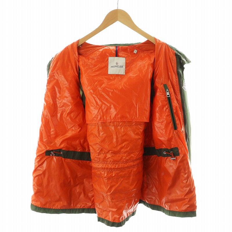 MONCLER モンクレール ミリタリージャケット フード ナイロン 1 カーキ