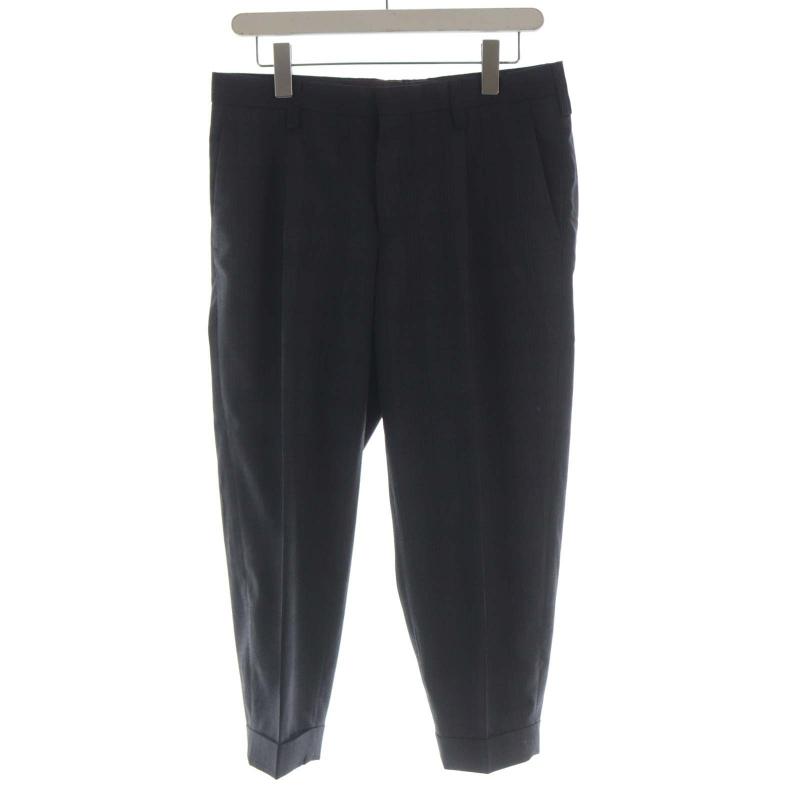 カラー kolor スラックスパンツ チェック ジップアップ 1 グレー 20SCM  