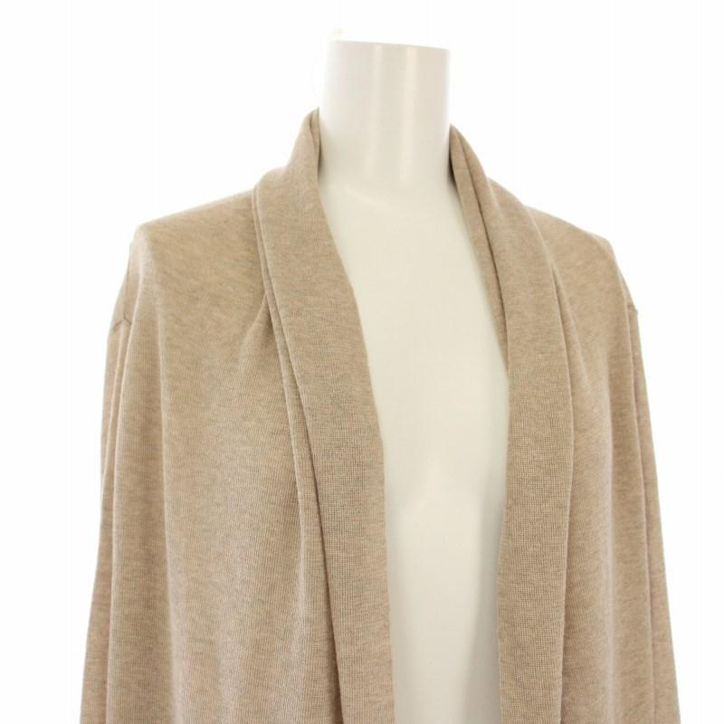 ソージュ SOEJU シアーカーディガン ロングカーディガン ニット 長袖 F