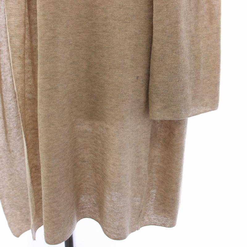ソージュ SOEJU シアーカーディガン ロングカーディガン ニット 長袖 F