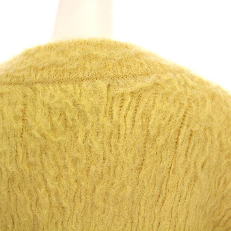 【中古】エトレトウキョウ ETRE TOKYO モヘアロングカーディガン コート F 黄色 1221504031-0 レディース エトレトウキョウ ETRE TOKYO モヘアロングカーディガン コート F 黄色