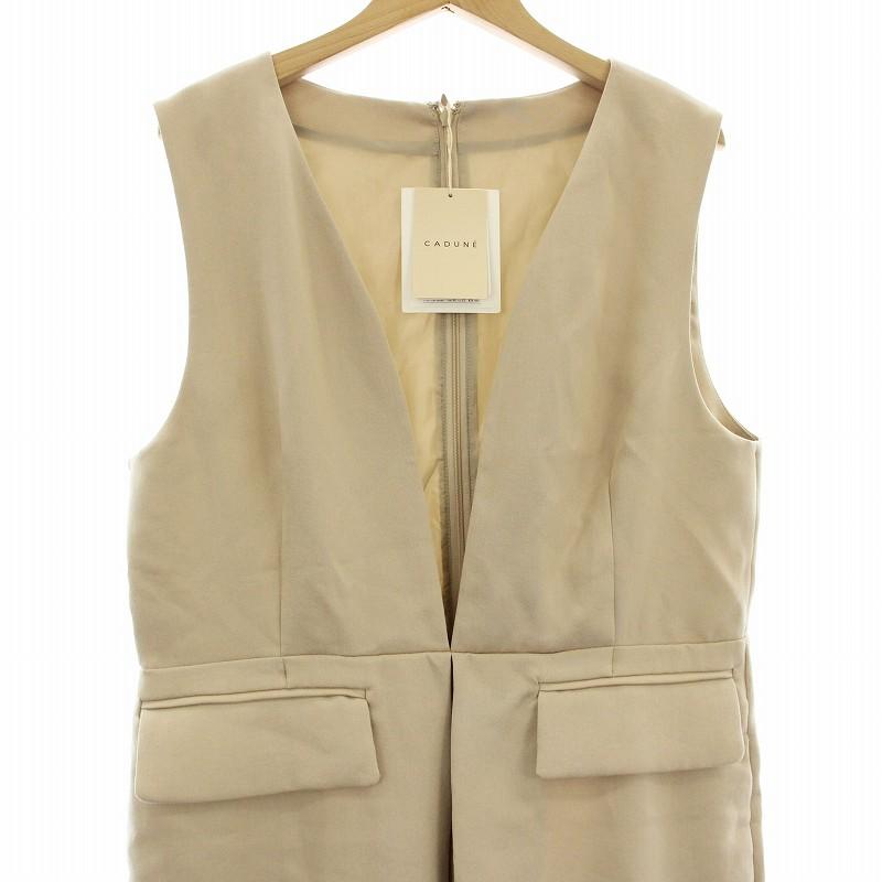 未使用品 カデュネ CADUNE 25SS ハートカットオールインワン