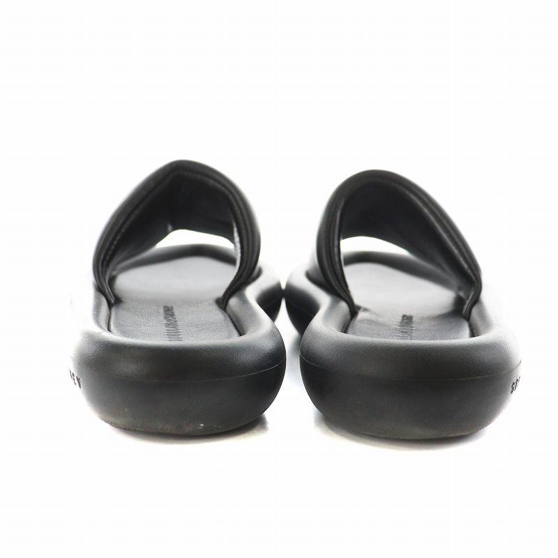 【中古】ステラマッカートニー エア スライド ソフト アルター マット サンダル サークルロゴ 35 黒 ステラマッカートニー STELLA McCARTNEY エア スライド ソフト