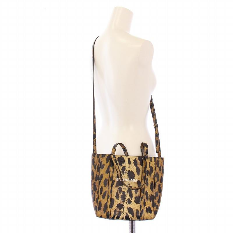 BALENCIAGA ヒョウ柄 トートバッグ　バレンシアガ　バッグ　レオパード Amazon | (バレンシアガ)BALENCIAGA NAVY CABAS S トートバッグ