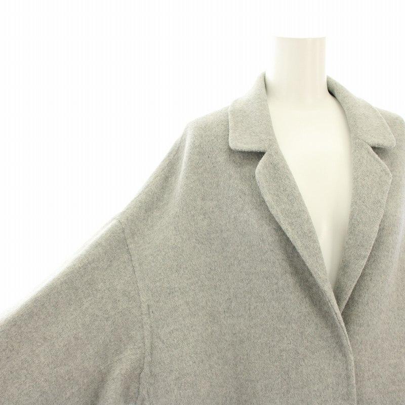 ミューズ ドゥーズィエム クラス 22AW ウールアンゴラリバーコート