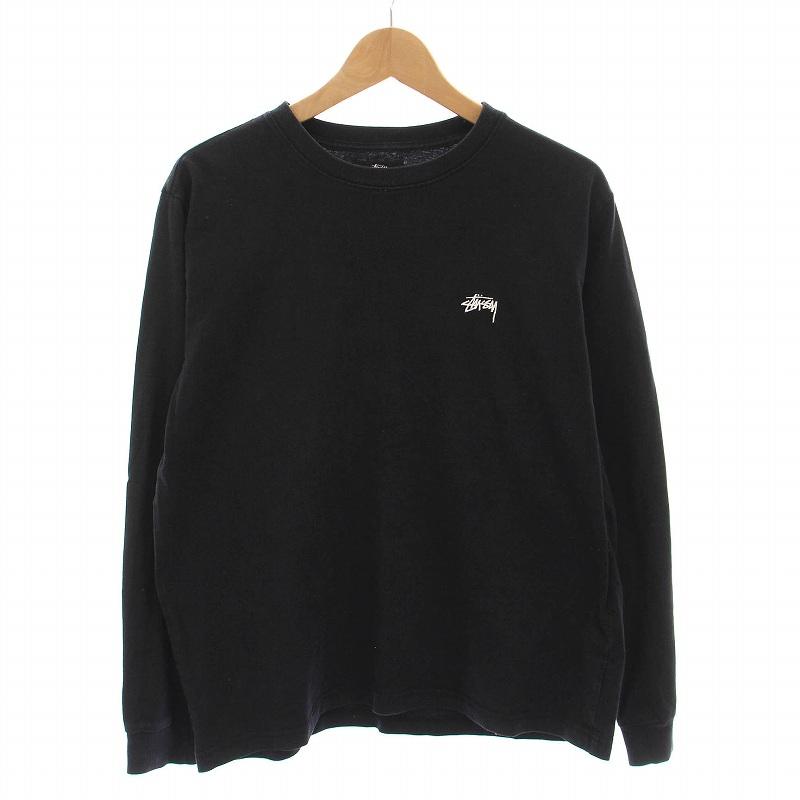 STUSSY ステューシー ロンT 袖ロゴ 黒 STUSSY ステューシー ロンT 袖ロゴ 黒 STUSSY ステューシー T