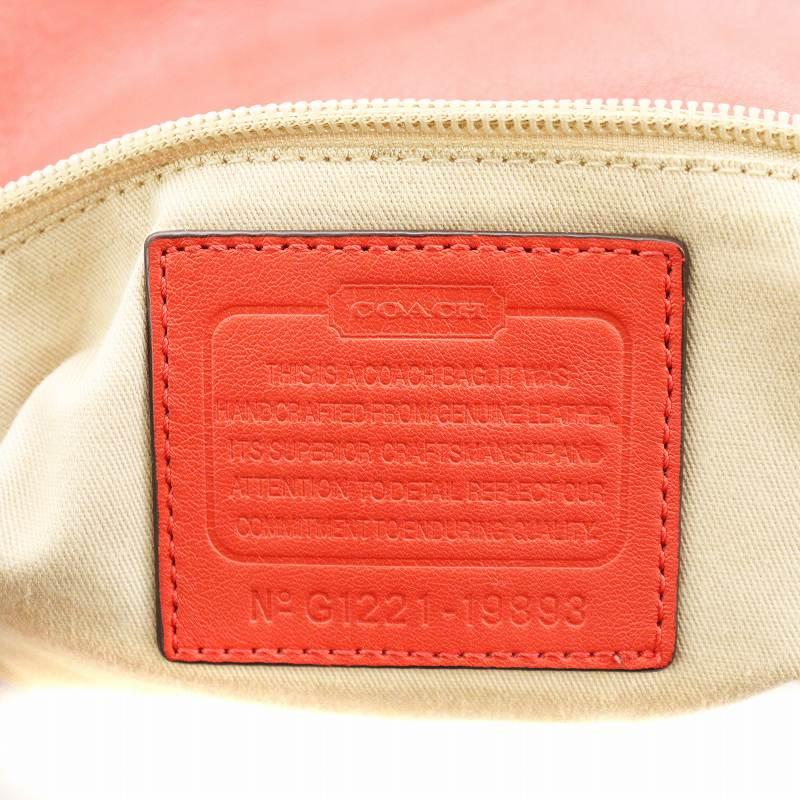 COACH（コーチ） ショルダーバッグ タッセル レザー 赤 レッド 19893 