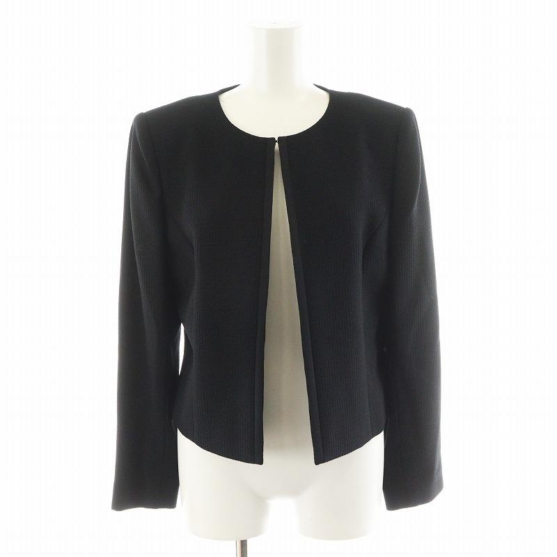 soir perle　ブラック ジャケット ワンピース セットアップ 9AR SOIR PERLE／ソワール ペルル】レディース ブラックフォーマル