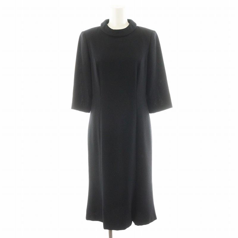 soir perle　ブラック ジャケット ワンピース セットアップ 9AR SOIR PERLE／ソワール ペルル】レディース ブラックフォーマル