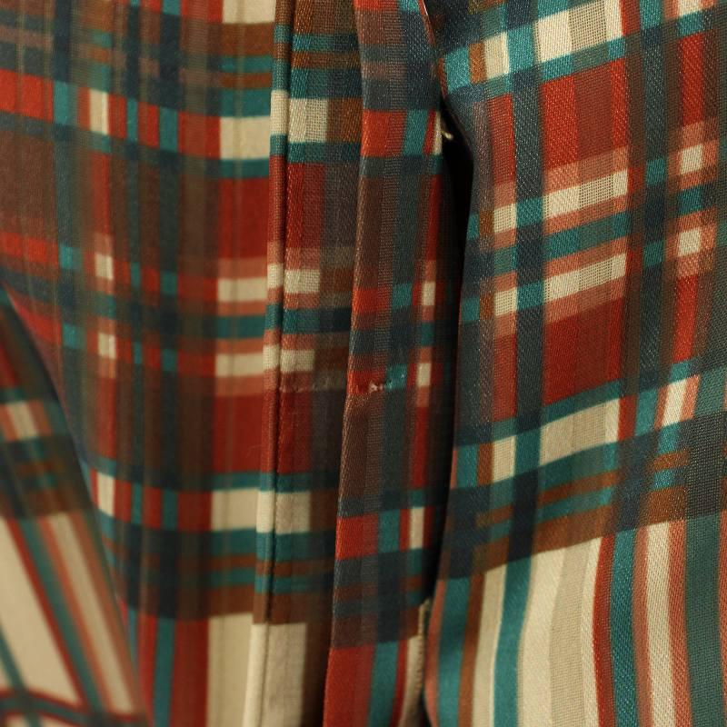 アメリ★ameri★ヴィンテージチェック マーメイドドレス★長袖ロングワンピース アメリヴィンテージ チェックマーメイドドレス シャツワンピース